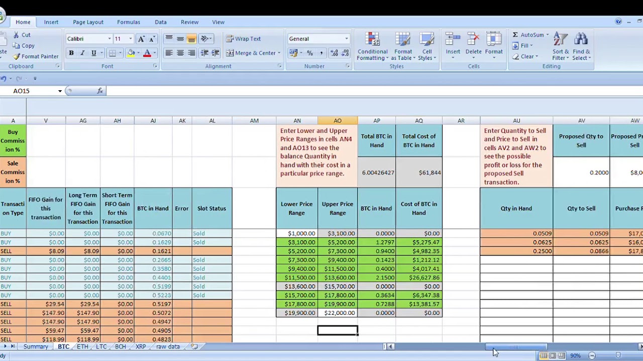 LIFO Gain Calculator for Bitcoin Cryptocurrency Equity Stocks Trading - Eloquens