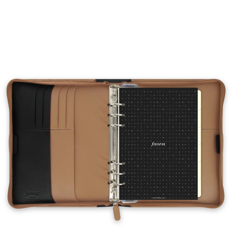 Filofax Lockwood A5 Zip Organiser - Navy