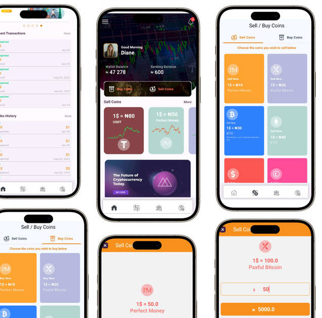 CoinTracker : Crypto Trading Application Flutter(Android, iOS) UI Kit app template - CoderMarket