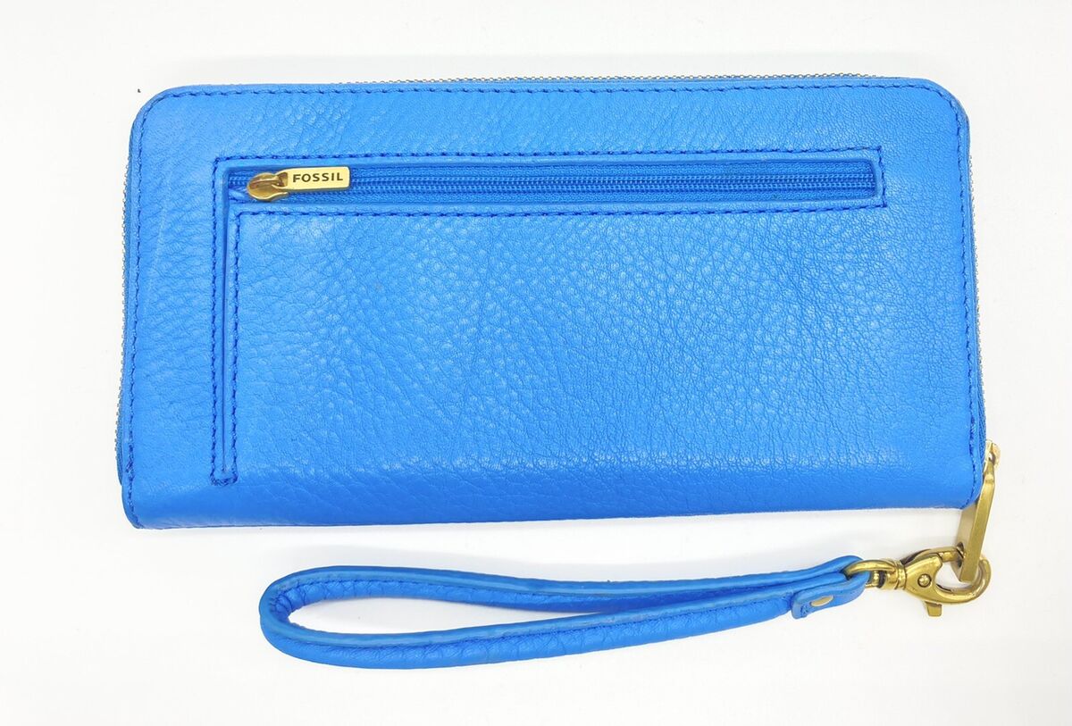 Buy Fossil Fossil Logan Blue Wallet SL Online | ZALORA Singapore