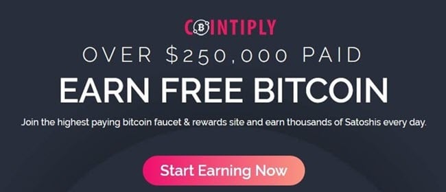 Earn Free Bitcoin by watching ads or doing small tasks in 