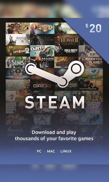 Steam Gift Card 10 EUR