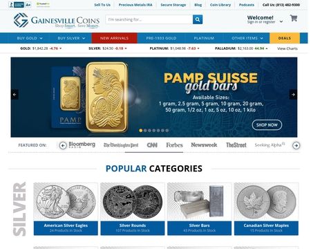 Gainesville Coins Coupons & Promo Codes: 33 OFF Coupon March 