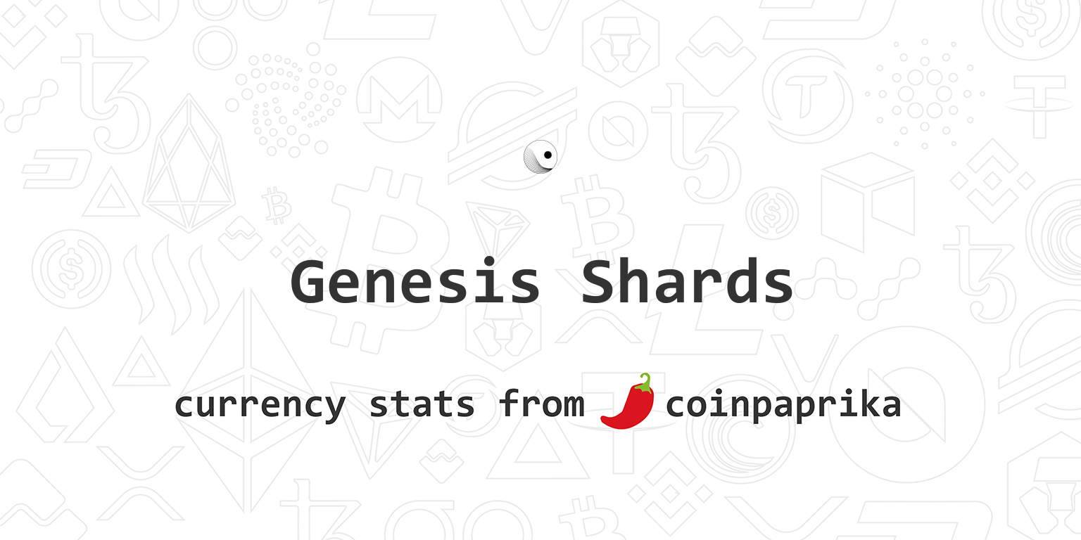 Genesis Shards (GS) live coin price, charts, markets & liquidity