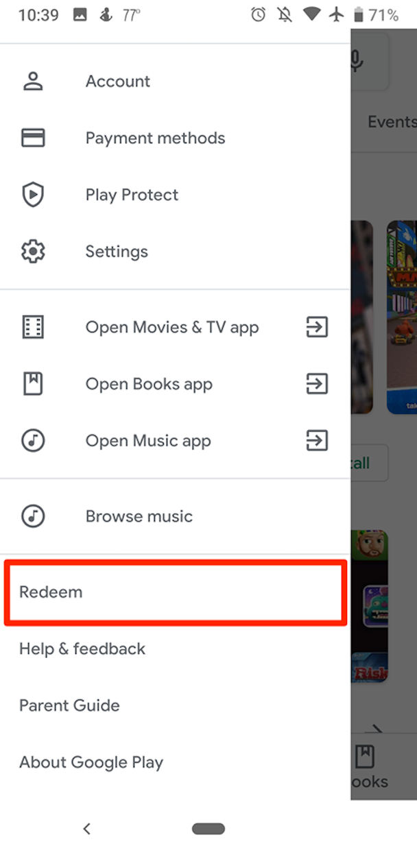 How To Redeem Google Play Gift Cards - Nosh