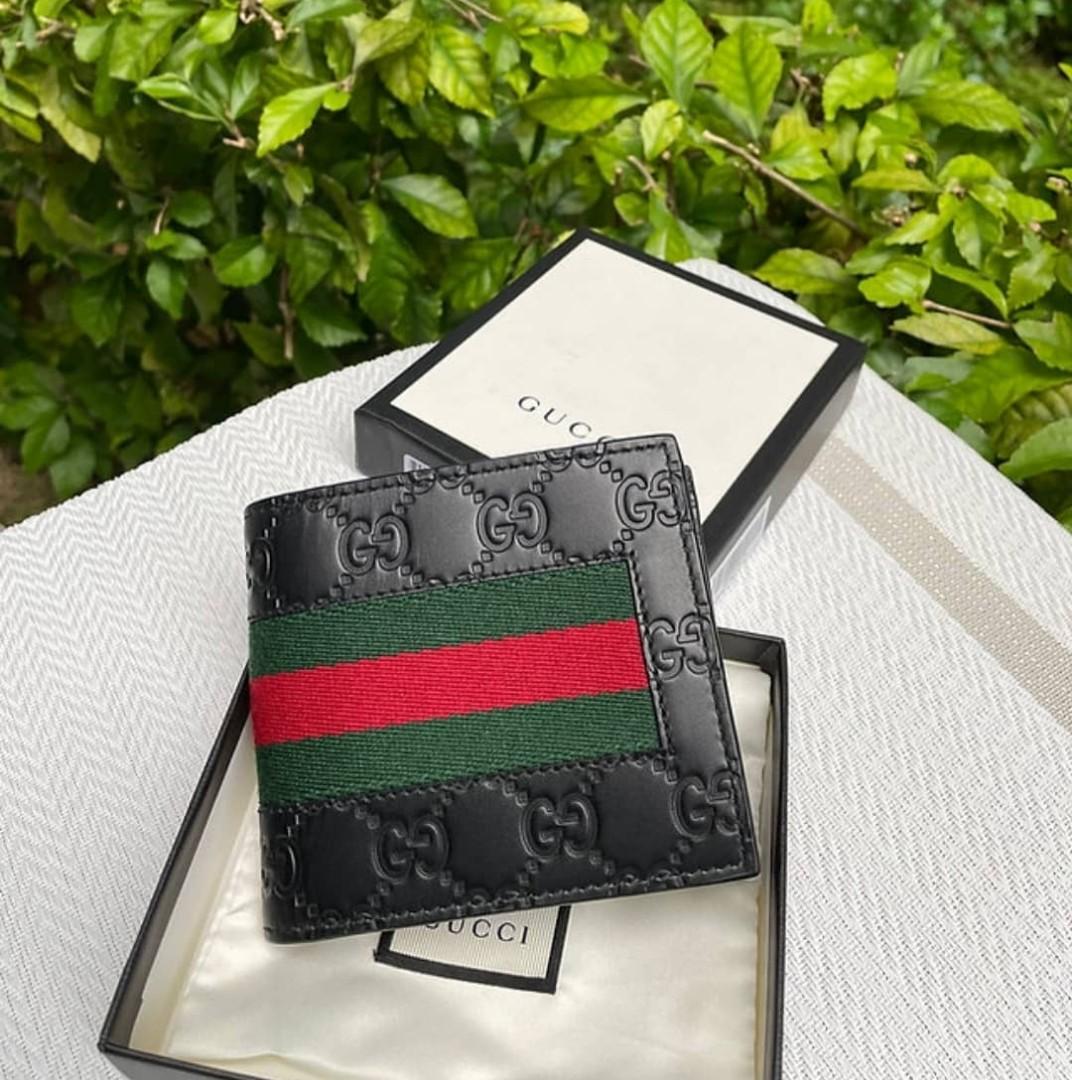 Gucci Signature Web Long Wallet – Oliver Jewellery