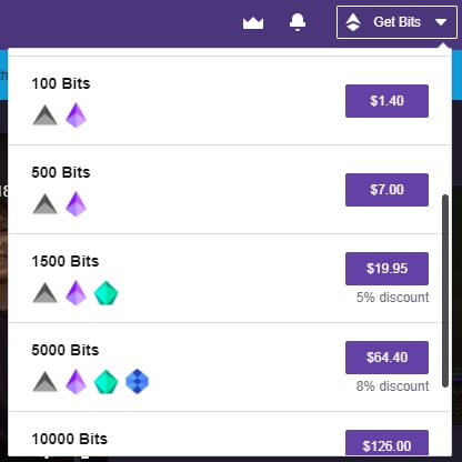 Twitch bits calculator to USD and EUR - AGP GUINEE