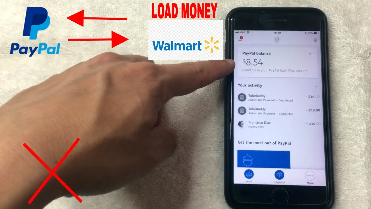 PayPal Cash In and PayPal Cash Out At Walmart