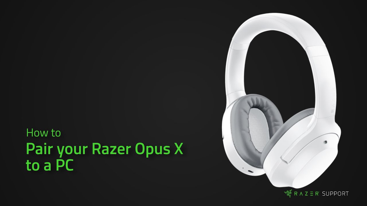 How to pair a Razer wireless headset to a Bluetooth device