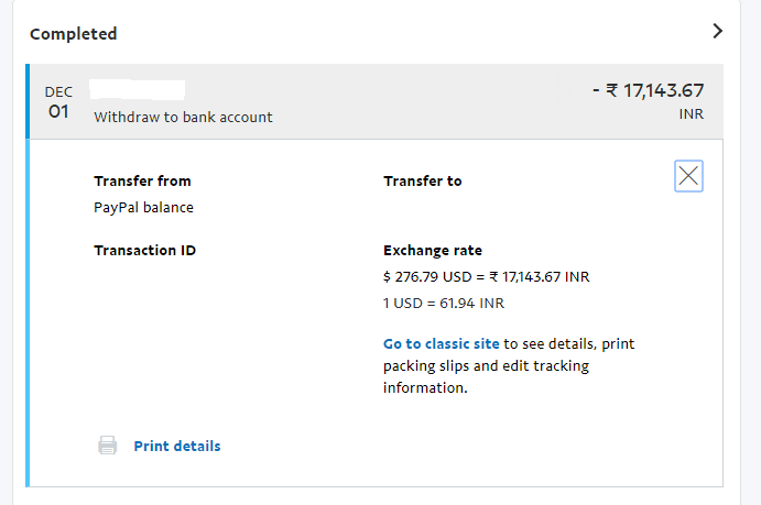 Solved: PayPal from USD to INR - PayPal Community