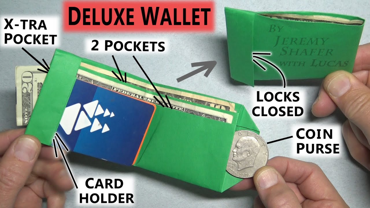 Make an Origami Wallet! - Great Expectations