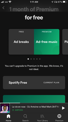 Why can't I get Premium in the app? - Spotify