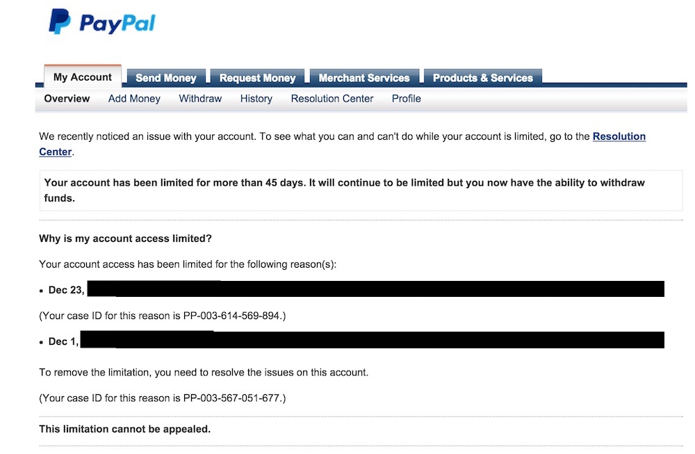 How long will it take to lift my PayPal account limitation? | PayPal US