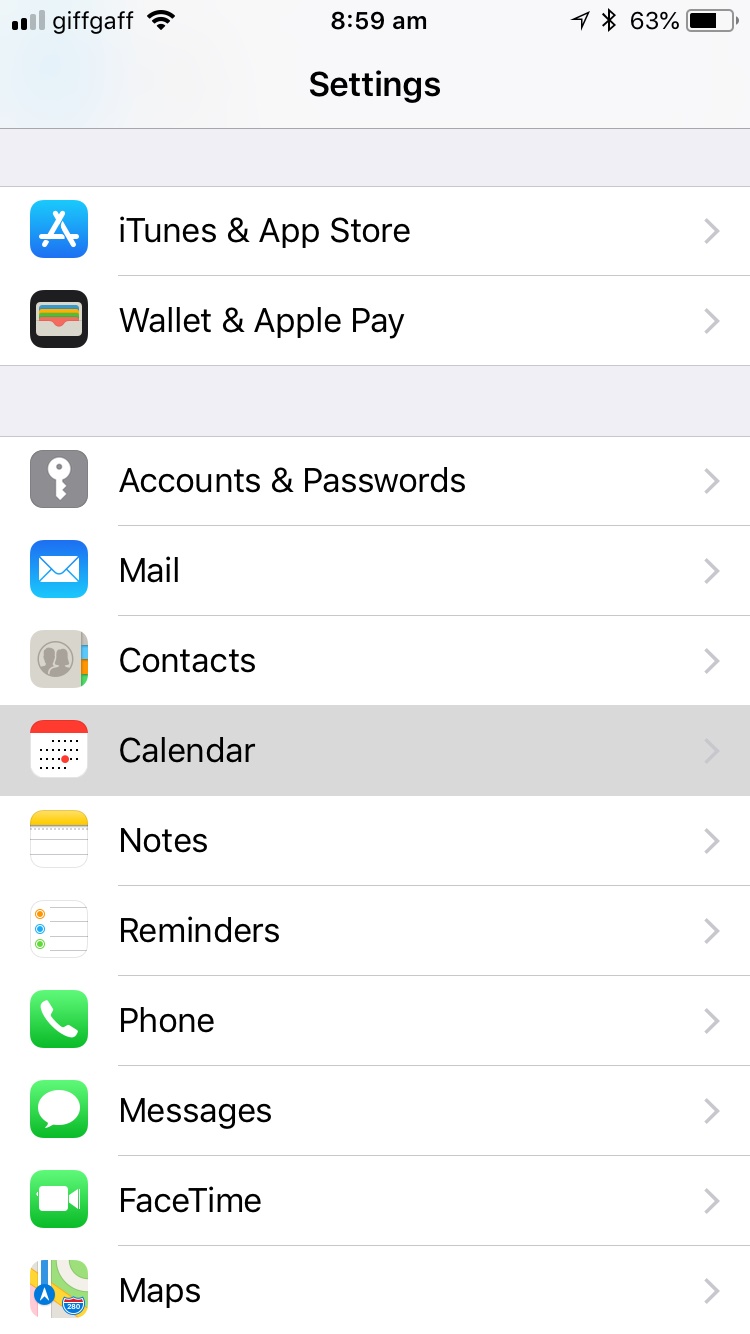 How to access Office shared calendars in the default iOS Calendar app