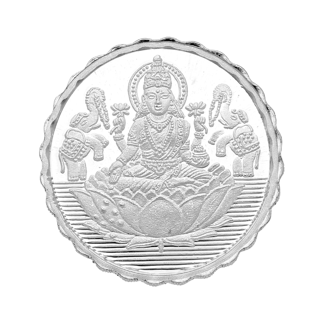 Shop 25 gm Goddess Lakshmi Silver Coin | Bhima Gold Collection