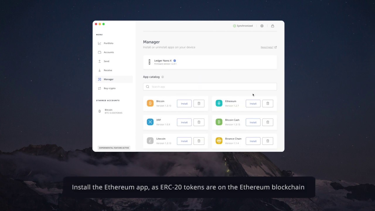 Transferring ERC20 Tokens to a Ledger Nano S - CaptainAltcoin