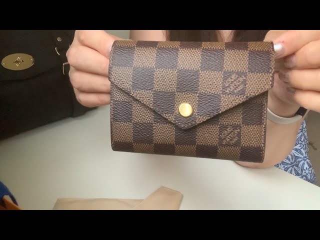 Victorine Wallet Damier Ebene – Keeks Designer Handbags