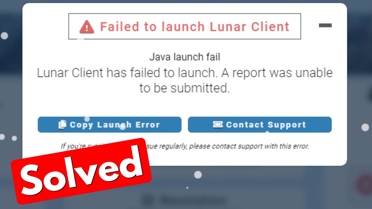 How to Fix the “Failed to Launch Lunar Client” Error on Windows