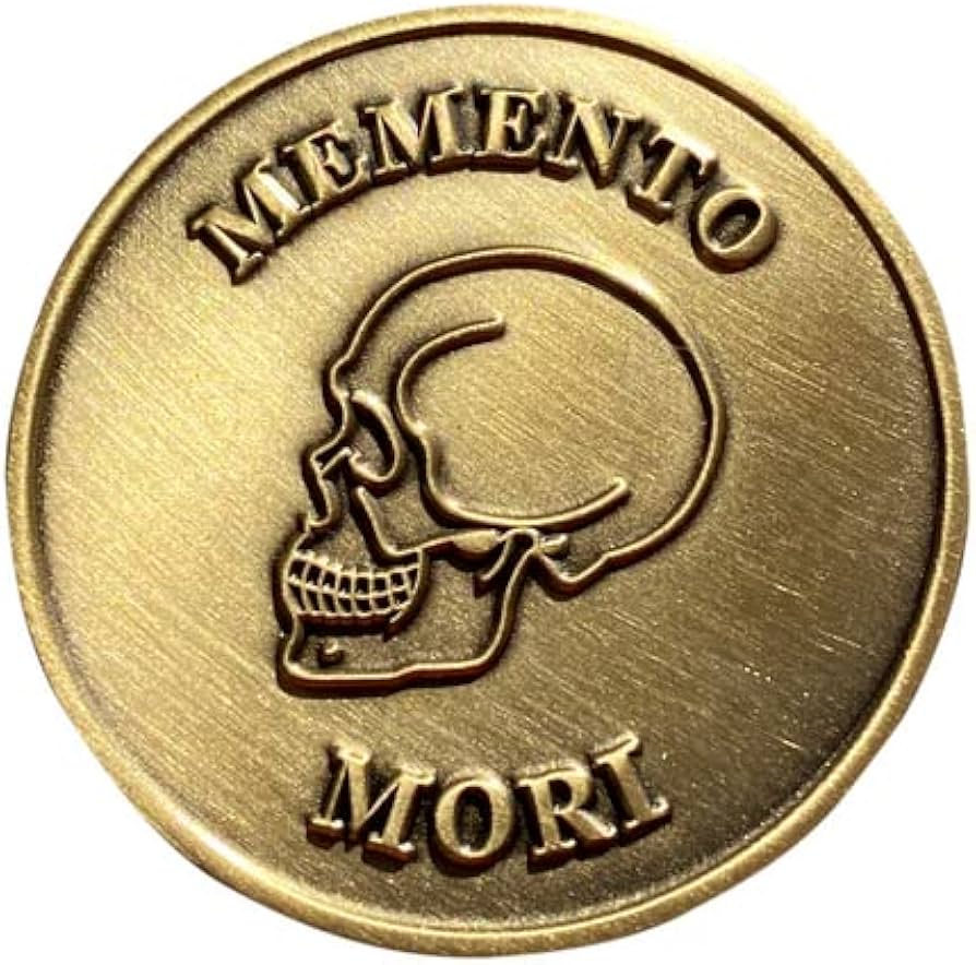 Leather Memento Mori Coin – Friday & River