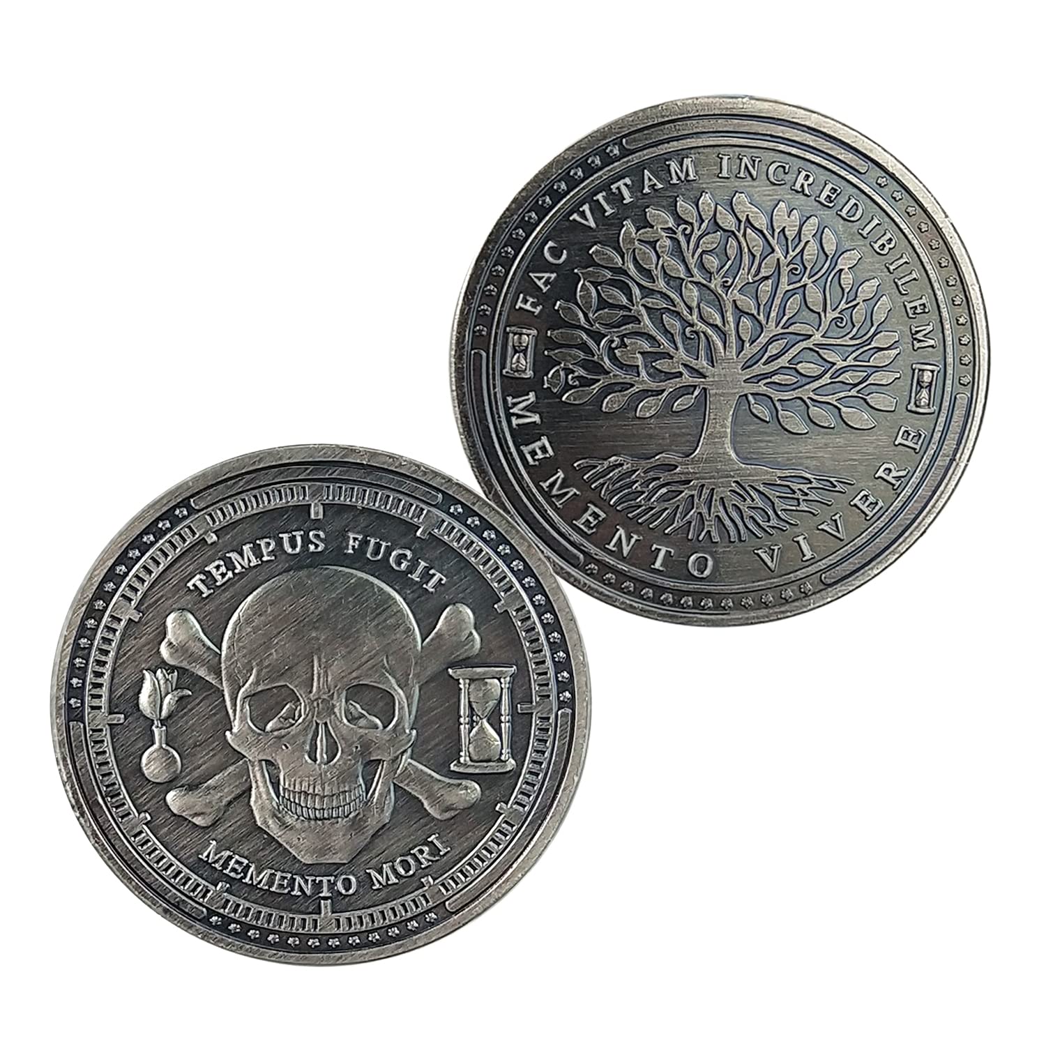 Memento Mori Challenge Coin –ZERO FOXTROT