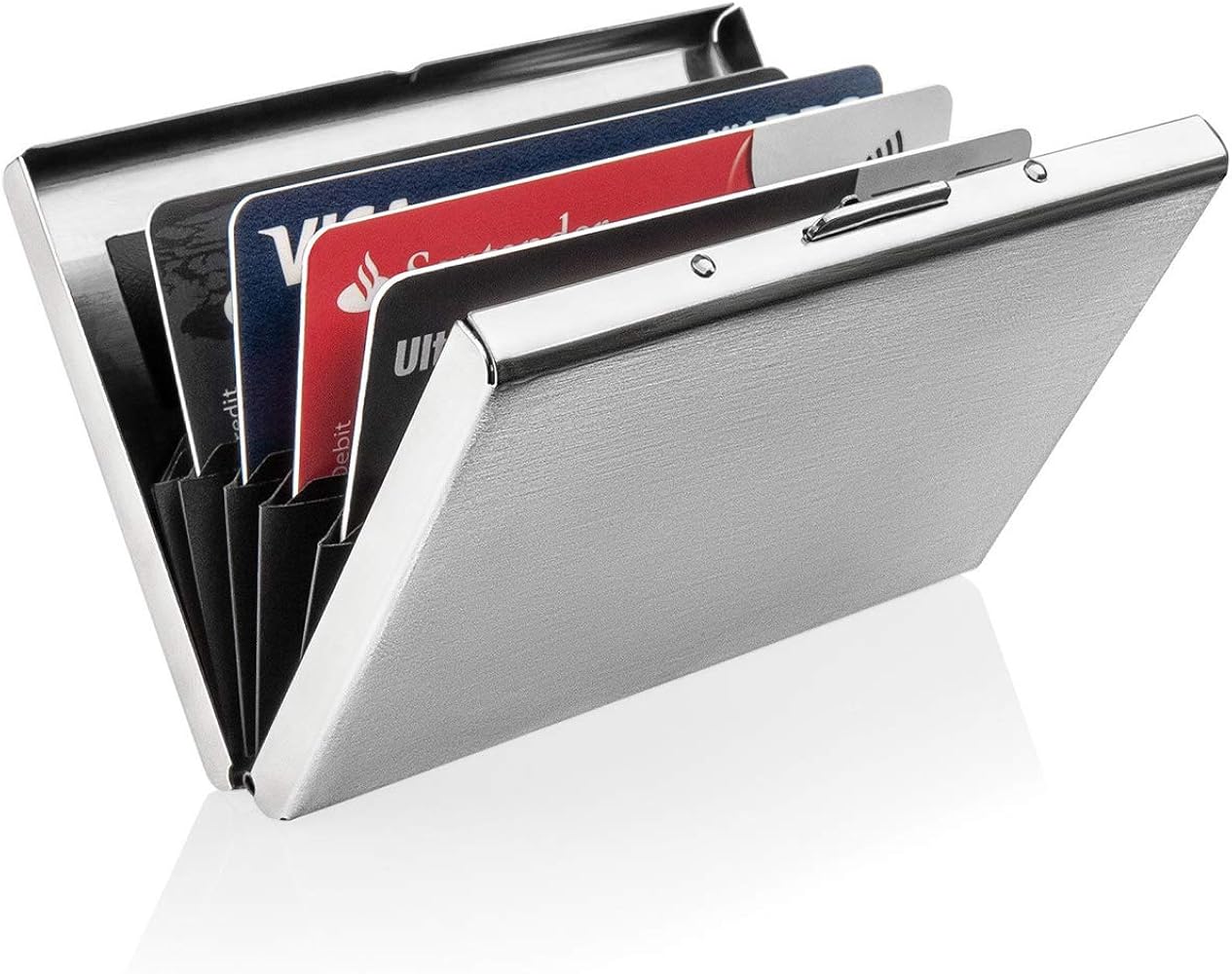 DCLC- Slim Minimalist Metal Wallet Credit Card Holder For Men – VULKIT