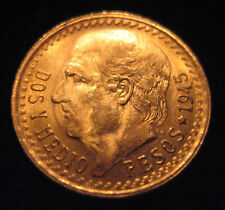 M Mexico Gold Dos Pesos - Free Shipping US - The Happy Coin