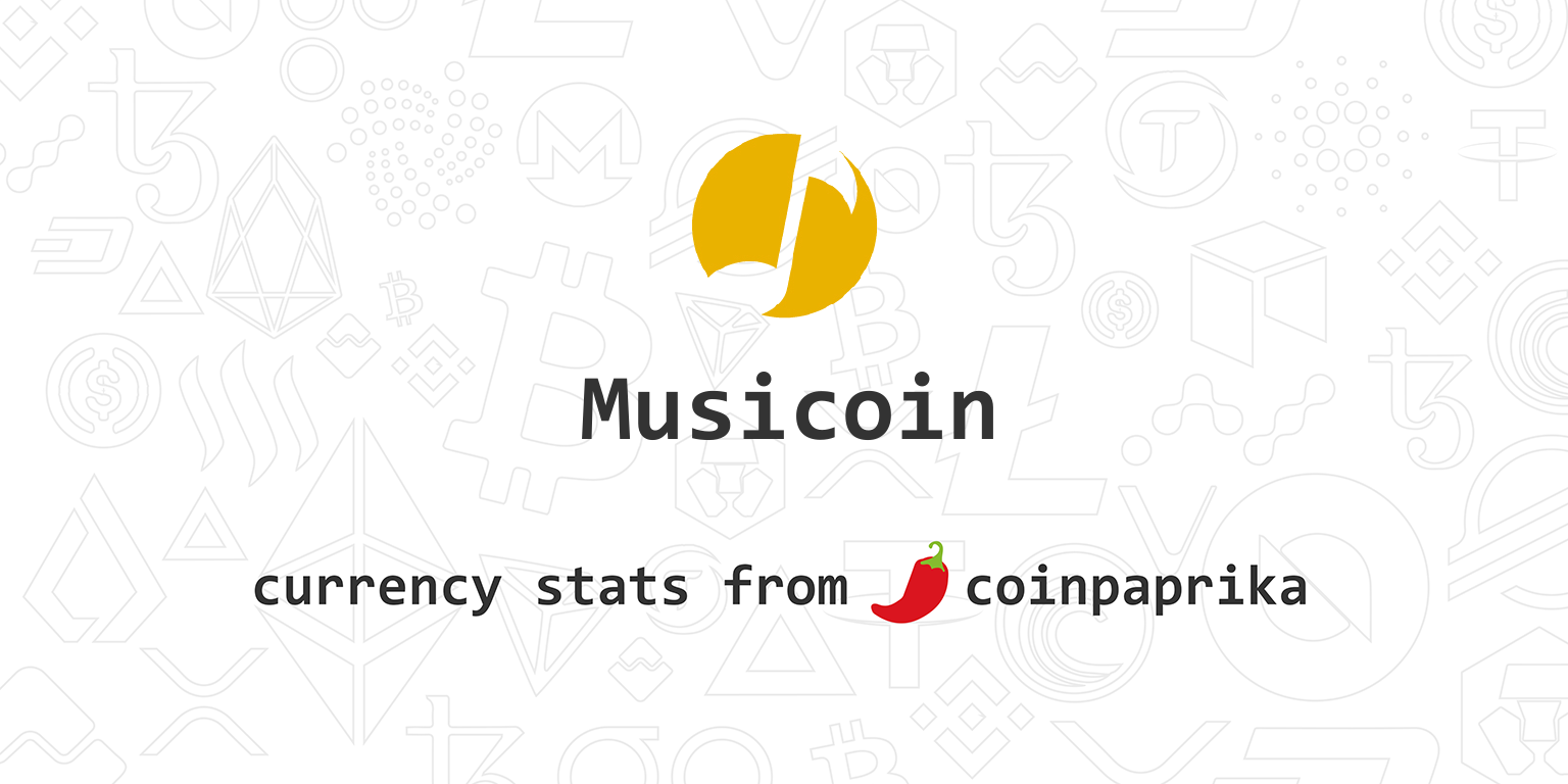 Musicoin MUSIC: Price, News, Events, Charts, Exchanges