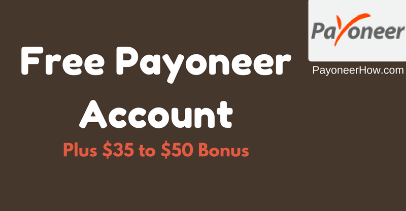 $50 Payoneer Bonus - How To Get? ( UPDATED)