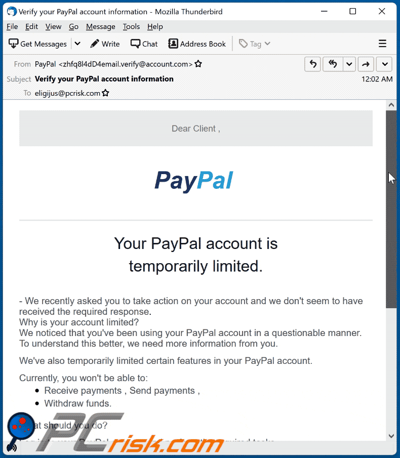 How long will it take to lift my PayPal account limitation? | PayPal US