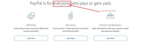 How Old Do You Have to Be to Have PayPal? [PayPal ] - GlobalBanks