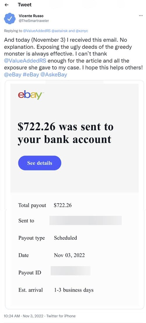 Solved: Funds availability - EBAY is ridiculous - The eBay Community