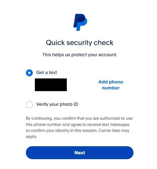 Why do I have to complete a security check? | PayPal HK