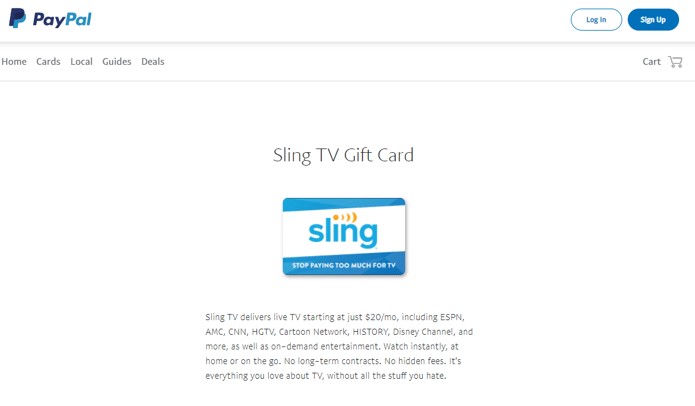 How a Sling Gift Card Works | Sling TV Help