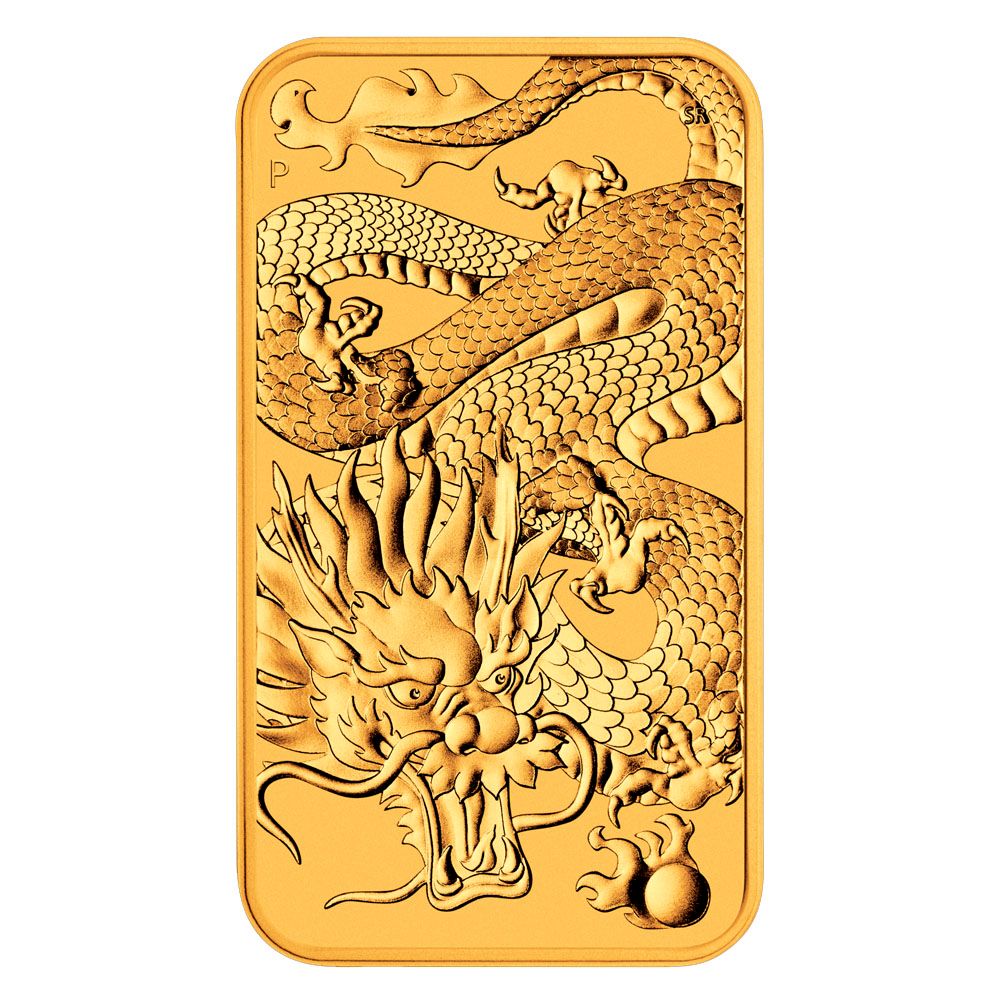 Australian Gold Lunar Series - Year of the Dragon - 1 oz