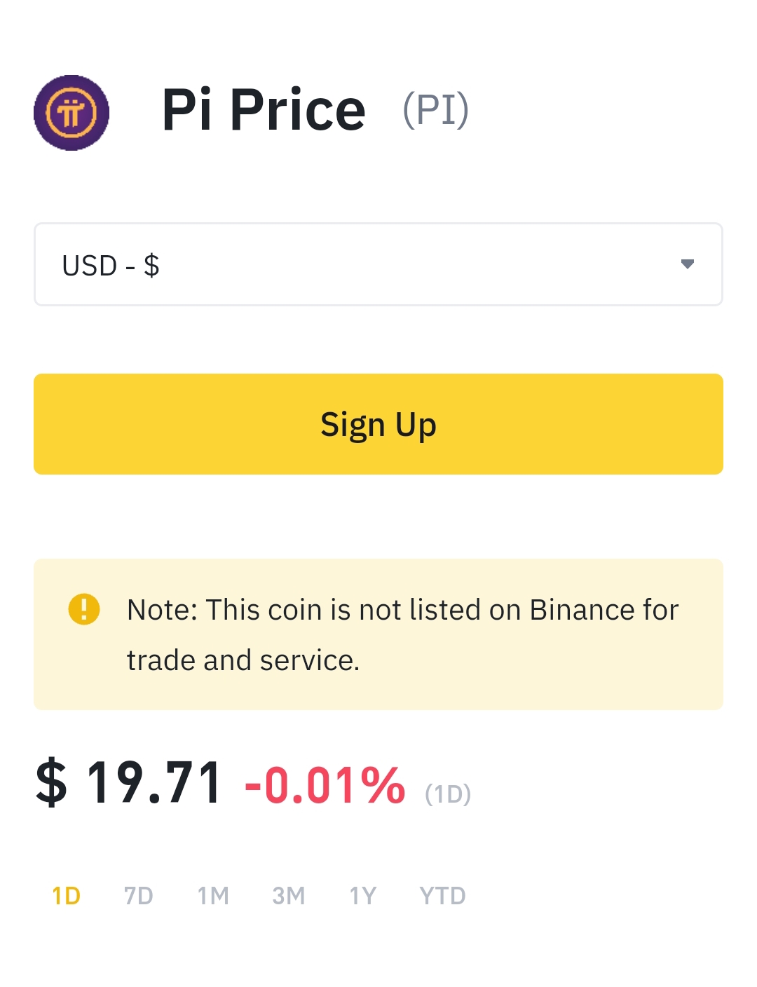 Pi price today, PI to USD live price, marketcap and chart | CoinMarketCap