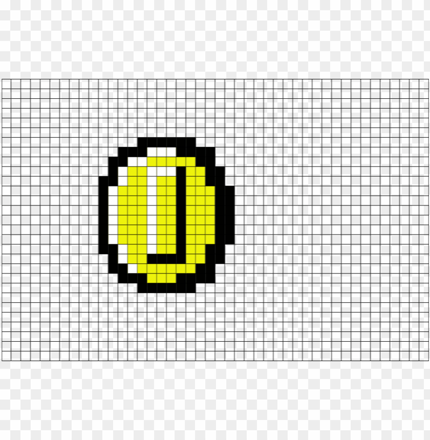 Pixel art, Mario coin, text, rectangle png | PNGEgg