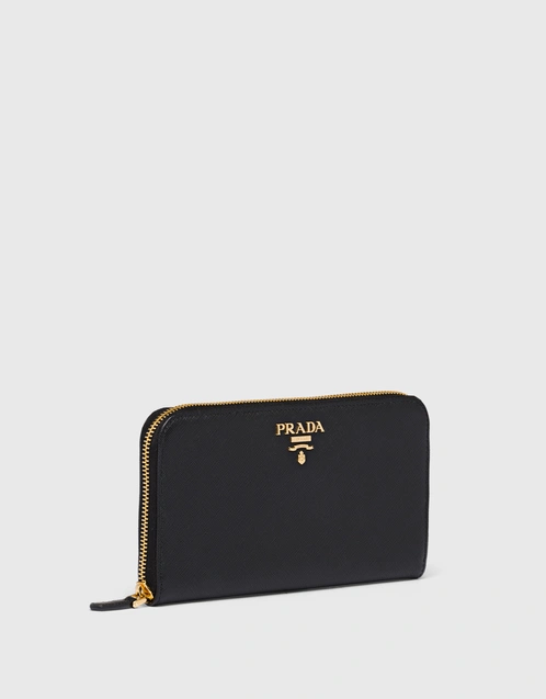 Prada Iris Saffiano Leather Long Wallet MA | Yoogi's Closet