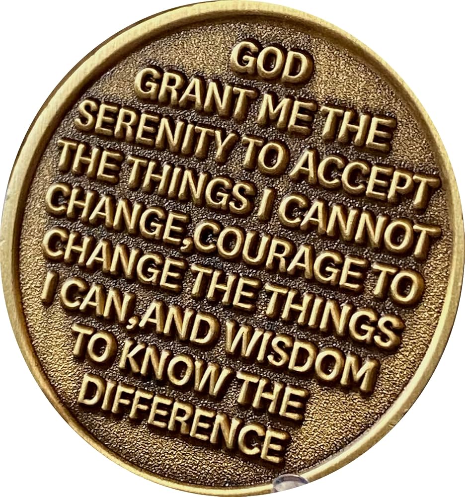 Serenity Prayer Medallions – RecoveryChip