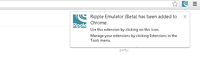 Download Ripple Emulator CRX File for Chrome - Crx4Chrome