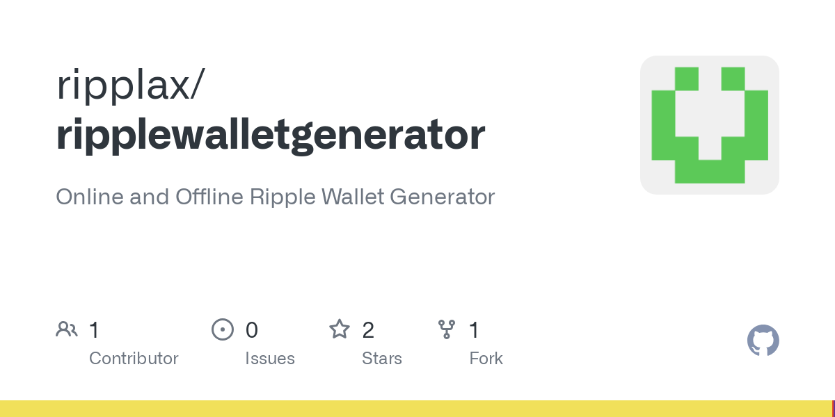 XRP Wallet Generator