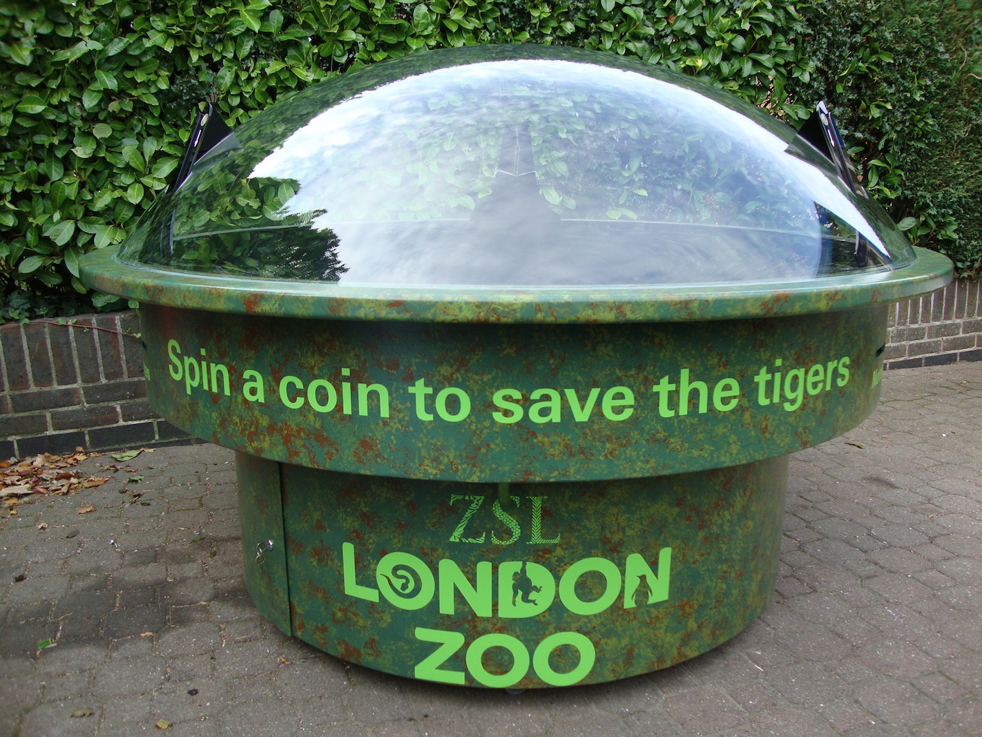 Those charity boxes that makes coins spinwhere to get hold of one?