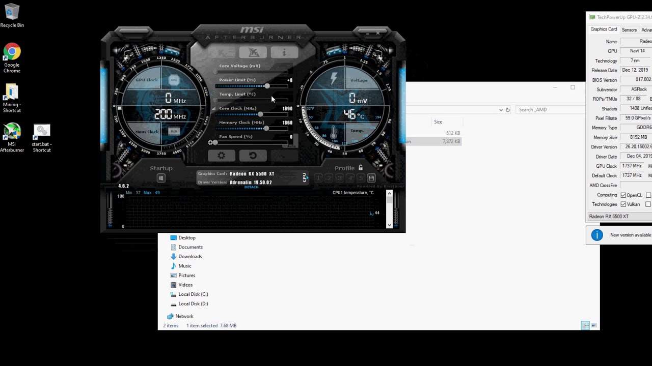 Submit overclock example for KiiroCoin (KIIRO) on AMD RX XT - coinmag.fun