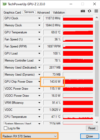 Radeon RX – Hashrate and Power Consumption | Incredigeek