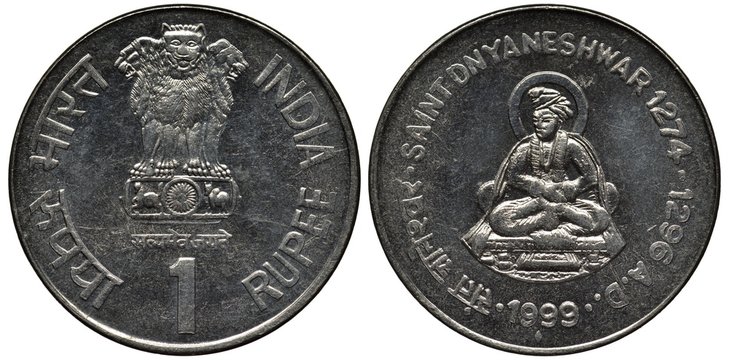 India 1 Rupee Centennial Birth of Mahatma Gandhi - coinmag.fun