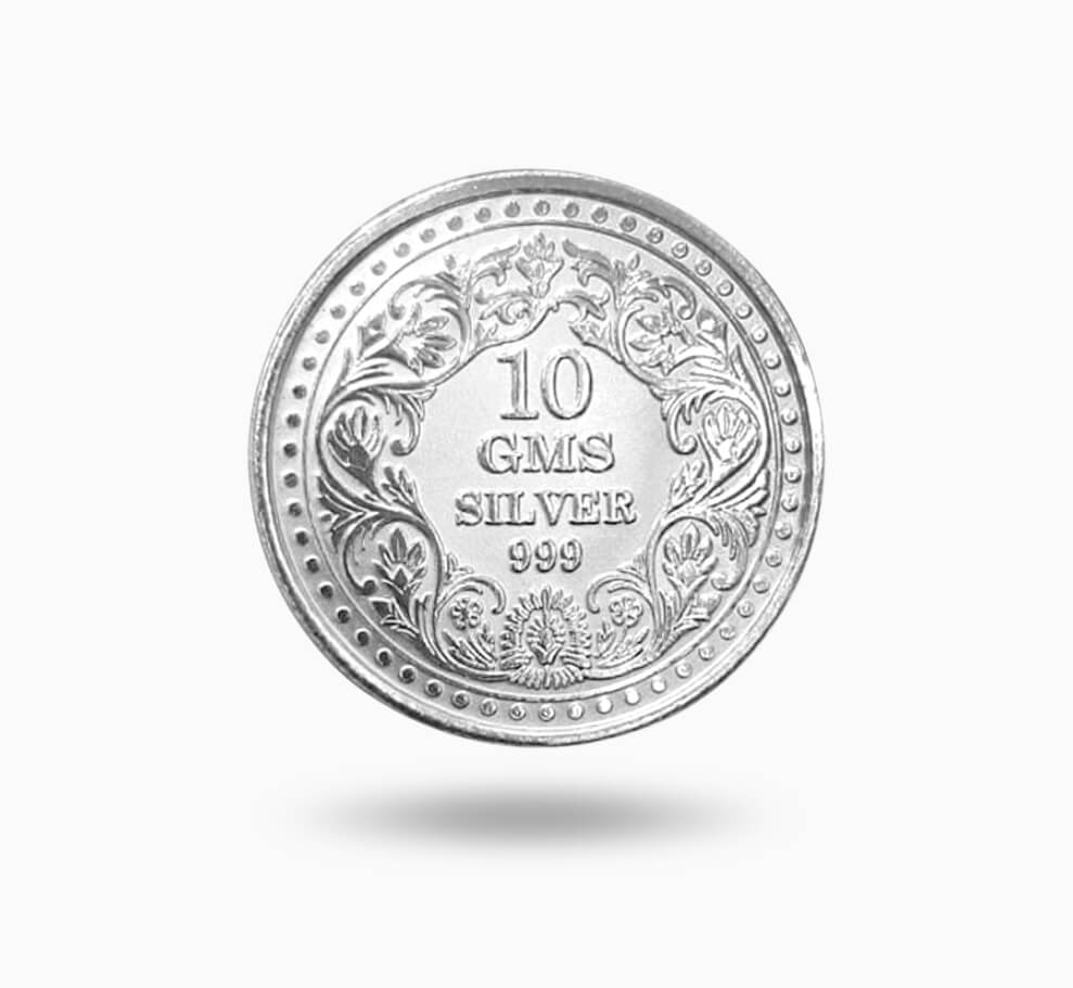 5 Gram Om Silver Coin ( Purity) – Bangalore Refinery