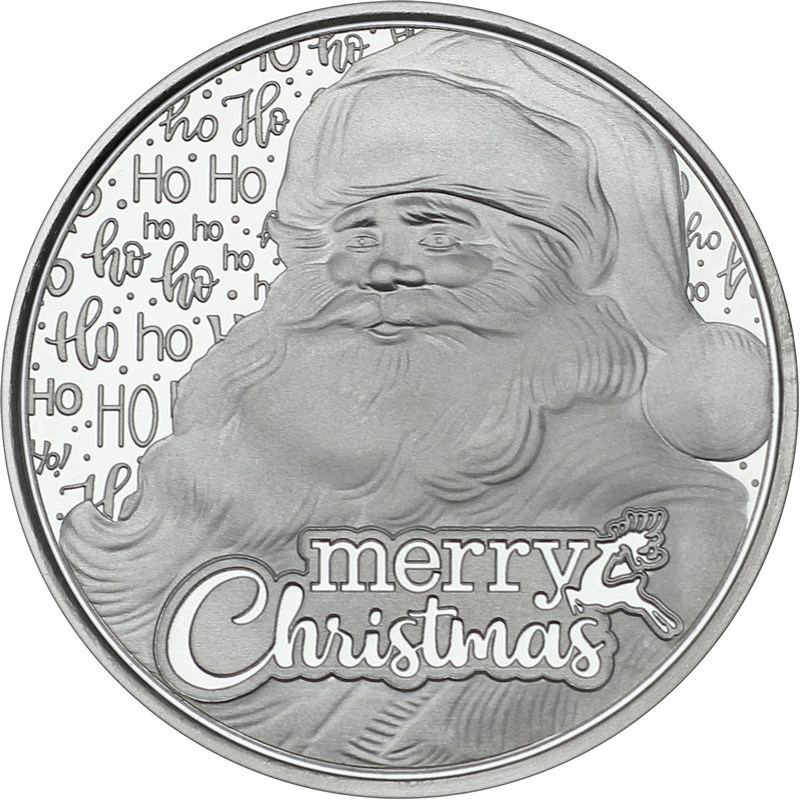 12 DAYS OF CHRISTMAS Set 13 Silver Plated Coins Francs Cameroon 