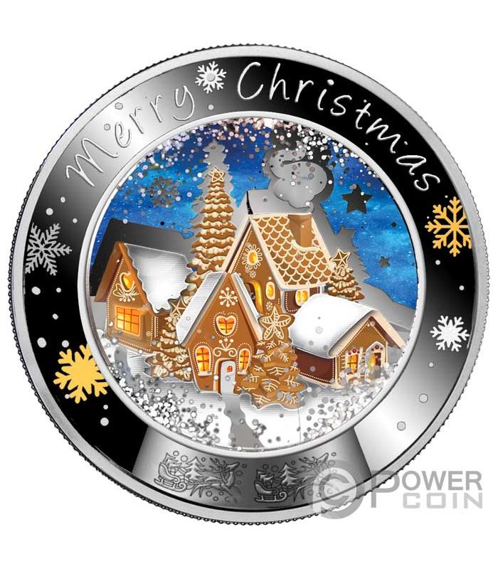 Silver Colored Coin SANTA CLAUS, 