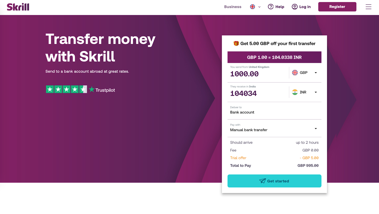 Money Transfer Services | Skrill