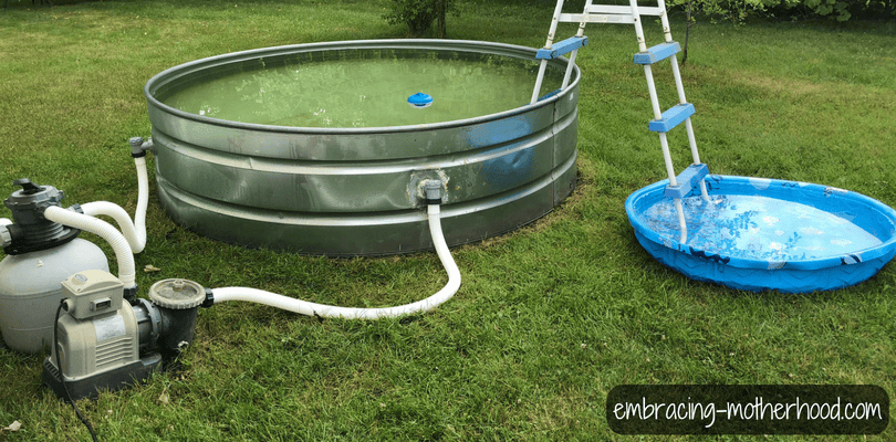 DIY Salt Water Stock Tank Pool Idea - DIY, I'm Home