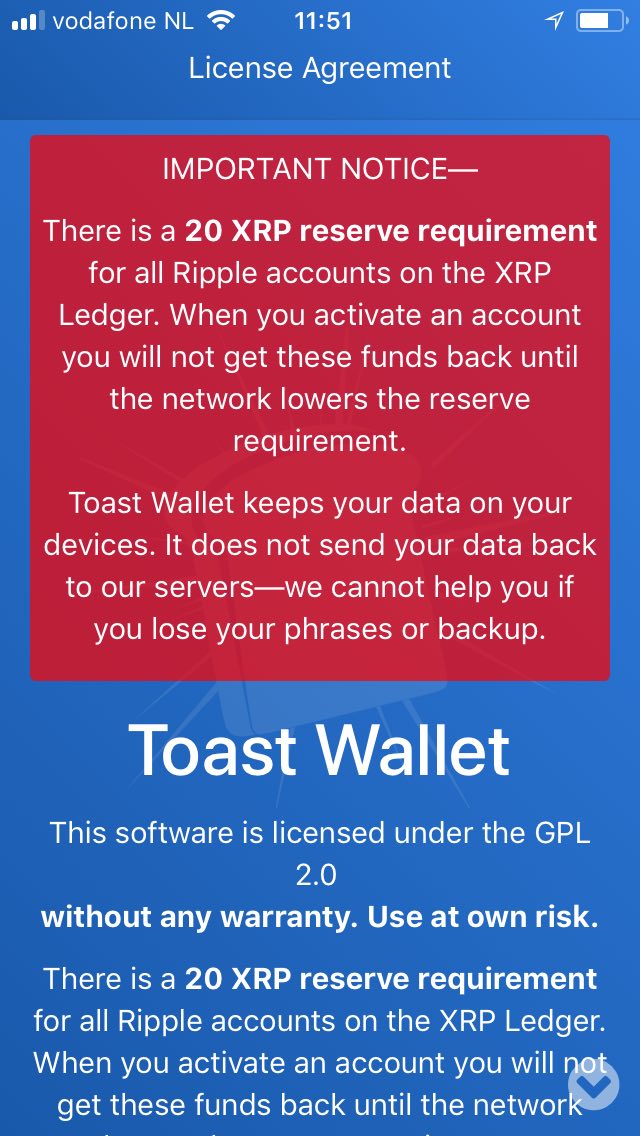 How to migrate from Toast Wallet to XUMM – XUMM - Signed, Sent, Delivered
